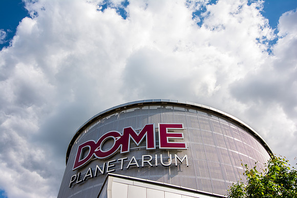 Clouds Over Dome Planetarium