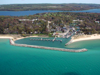 Looking Down on Leland on a Very Nice Day