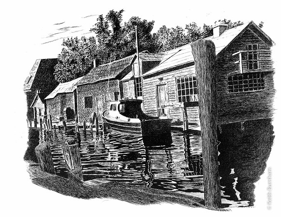 Fishtown Boats Series - "Irregardless" (16x20)