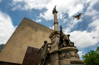 Clouds Over Peoria Civil War Memorial