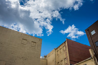 Clouds Over Abandonded Furniture Warehouse