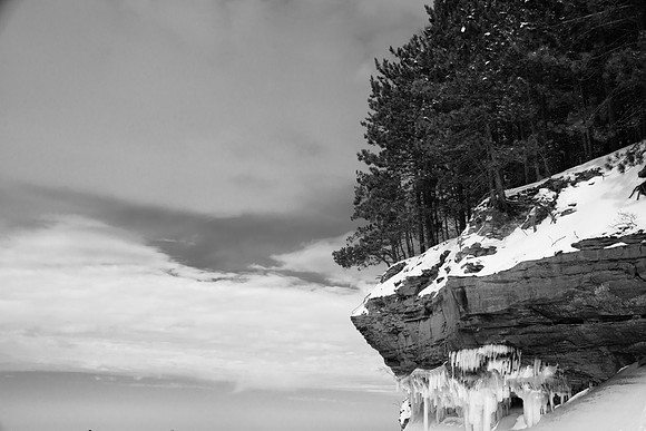 Sandstone Trees and Clouds